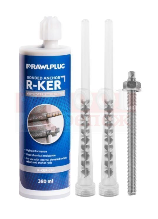 R-KER Химический анкер Rawlplug для бетона винилэстер, 400 мл RAWLPLUG