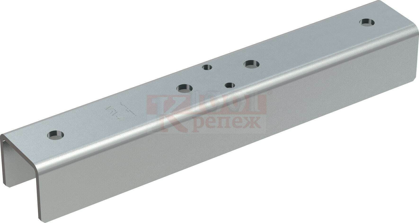 MRV-41 Соединитель HILTI продольный для MR профилей или консолей оц. сталь, 310x45x4 мм
