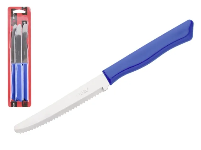 Набор ножей столовых, 3шт., серия PARATY, голубые сан марино, DI SOLLE (Супер цена! Длина: 200 мм, длина лезвия: 103 мм,