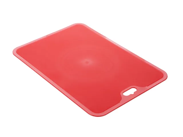 Доска разделочная Flexi XL , красный, BEROSSI (Изделие из пластмассы. Размер 350 х 228 х 2 мм)