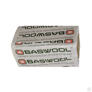Утеплитель BASWOOL 80 - Вент (1200х600х50) 6п/0,216м3/4,32 м2/6,912м3 под 