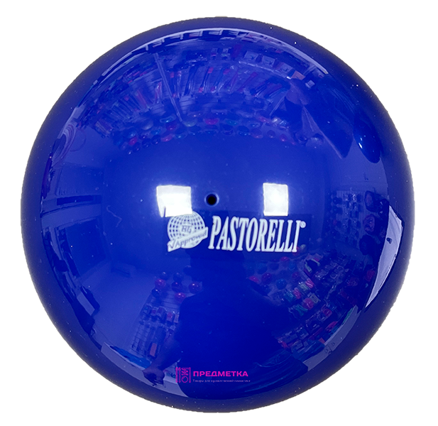 Мяч Pastorelli 18 см, синий FIG для художественной гимнастики