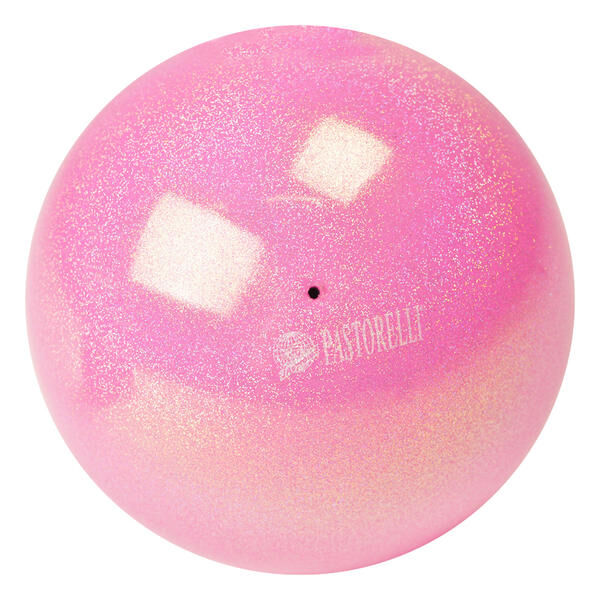 Мяч Pastorelli Glitter 18 см, светло-розовый FIG для художественной гимнастики