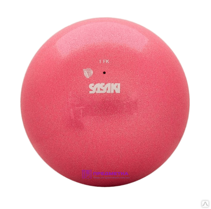 Мяч для художественной гимнастики Sasaki Meteor 18,5 см, розовый PTP, M ...