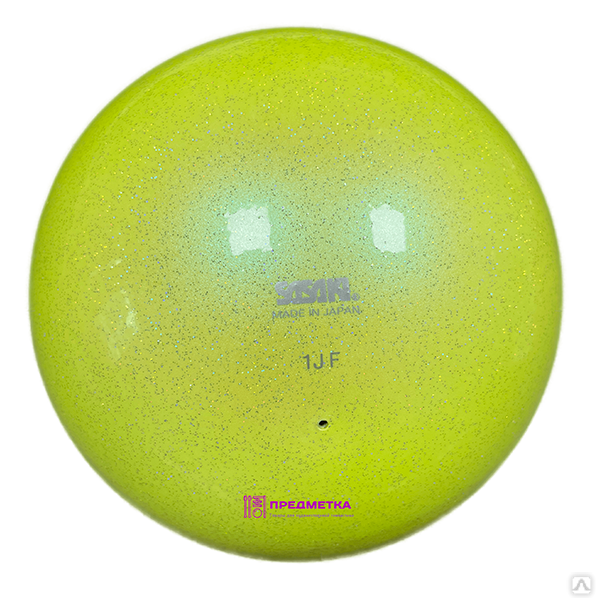 Мяч для художественной гимнастики Sasaki Aurora 17 см, лимонный LYMY, M ...
