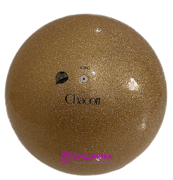 Мяч Chacott Jewerly 18,5 см, золотой 599 для художественной гимнастики