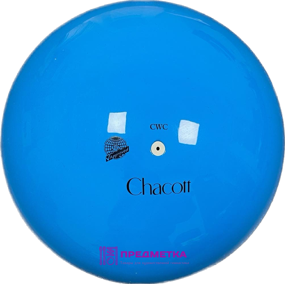Мяч Chacott 18,5 см, голубой 022 для художественной гимнастики