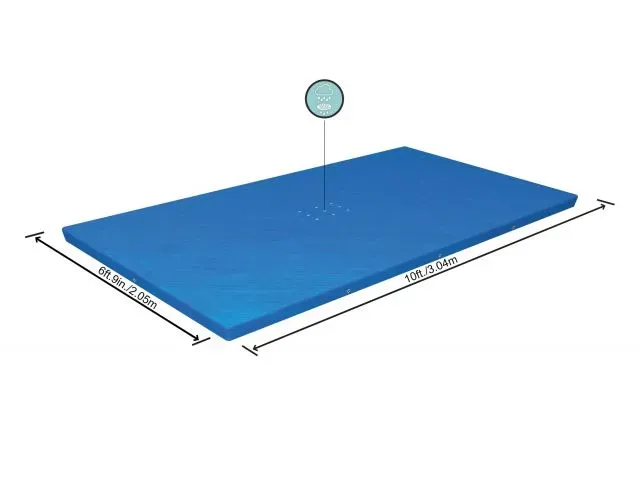 Тент-чехол для каркасных бассейнов, 300х201 см, BESTWAY