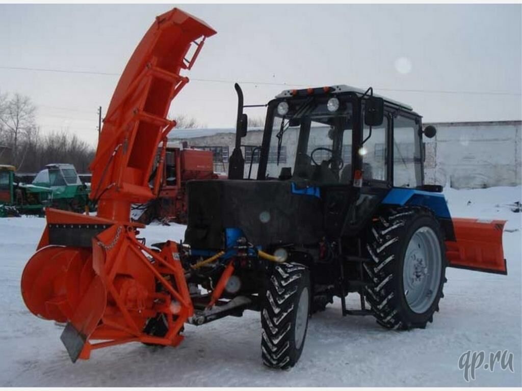 Аренда снегоуборочной техники СУ 2.1 ОМ на базе трактора Беларус МТЗ 82.1