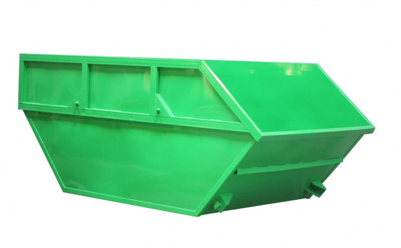 Бункер-лодочка для мусора AB-4101 3450х1900 мм, 8 куб.м