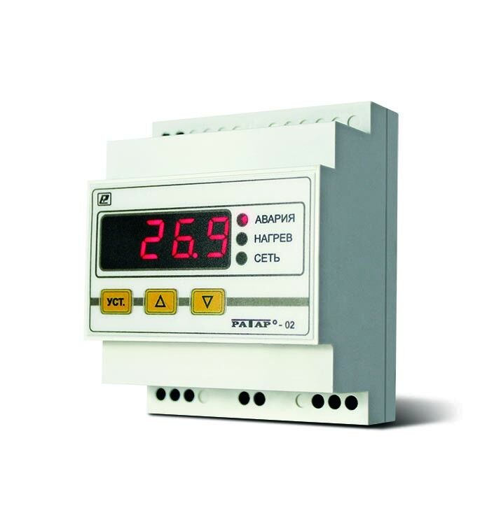 Автоматика для измерения температуры и влажности Рэлсиб НПП Терморегулятор Ратар-02М. ТС-Р-Щ1