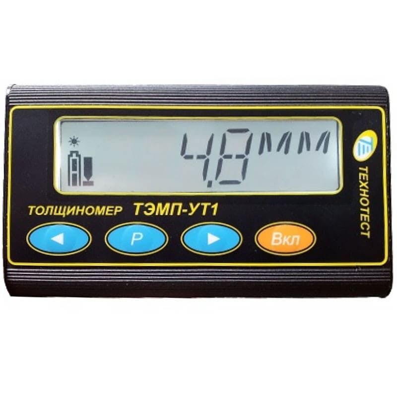 Толщиномеры Технотест ТЭМП-УТ1с - ультразвуковой толщиномер (в металлическом корпусе) c одним преобразователем