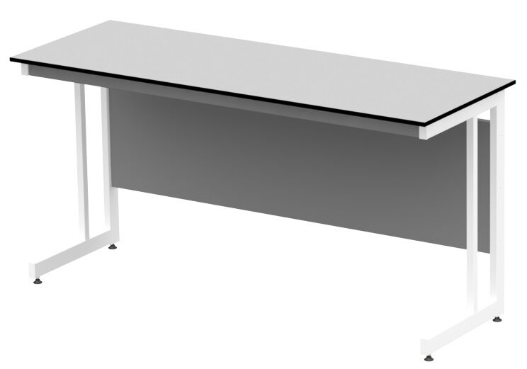 Лабораторные столы ЛОИП Низкий лабораторный рабочий стол на рамном основании ЛАБ-М СЛн 180.65.75 VI