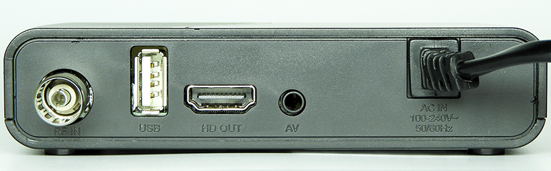 Цифровой эфирный ресивер World Vision T624D2 (DVB-T2/T/C, IPTV, USB, пластик, кнопки, дисплей) 2