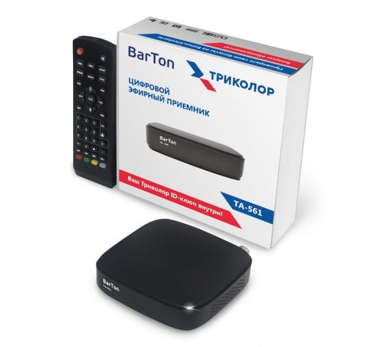 Цифровой эфирный ресивер BarTon TA-561 (DVB-T2, RCA, HDMI, USB) 1