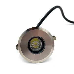 Прожектор светодиодный точечный Reexo Punto 5W3, 3 Вт, 12 В, AISI-304, 52*80 мм, IP68, под бетон (холодный белый свет),