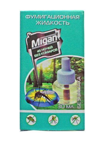 Жидкость от комаров 45 ночей, 30мл MIGAN Я-222