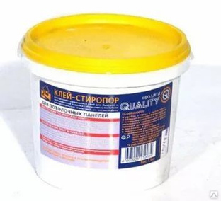 Клей-паста QUALITY для пенополистерола и стиропора 1,5 кг 