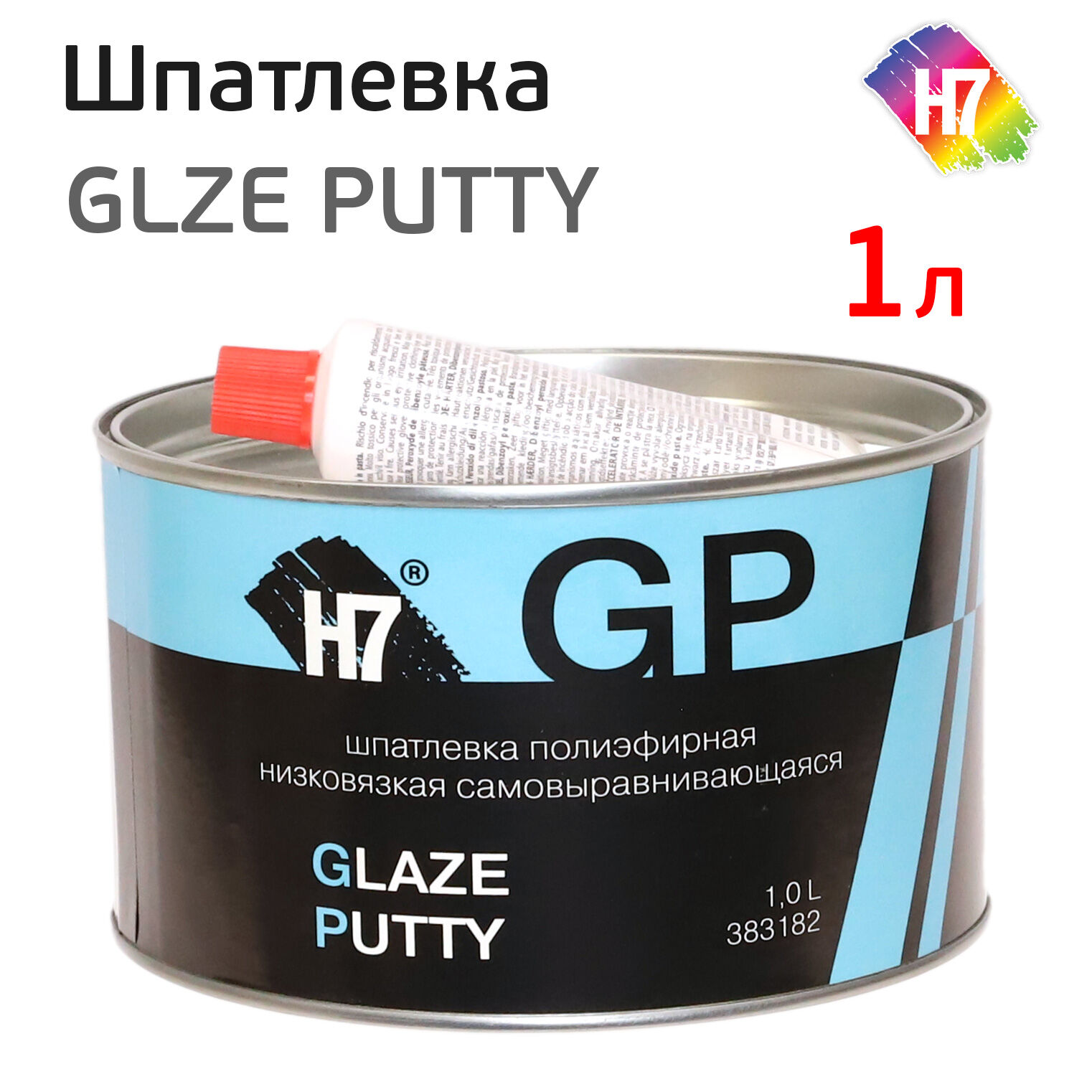 Шпатлевка Н7 Glaze Putty (1л) низковязкая самовыравнивающаяся