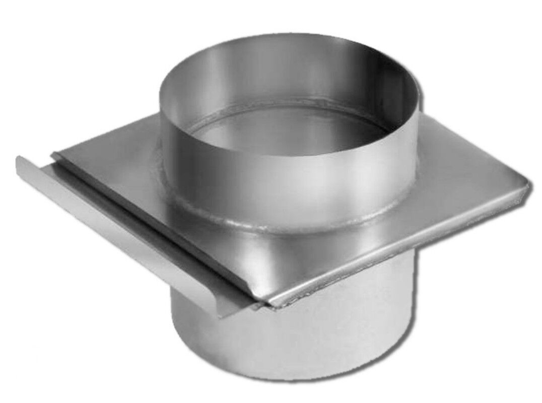 Шибер D= 130 мм, Материал: оцинкованная сталь