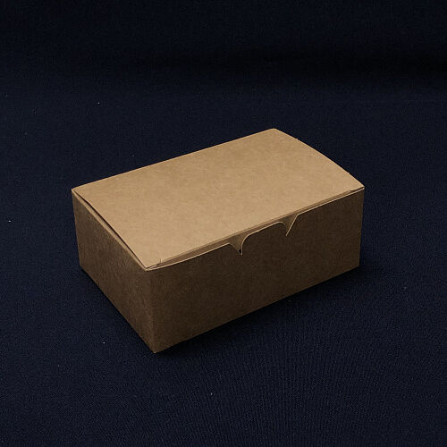 Упаковка ECO FAST-FOOD-BOX-S короб для наггетсов, куриных крыльев, фри 350мл 25шт 115х75х45 /25#600