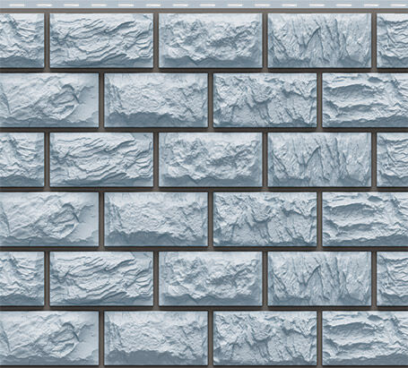 Фасадная панель "Альпийский Прокрашенный" (2,005х0,22м – 0,45м2) Серо-голубой