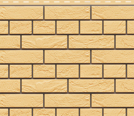 Фасадная панель "Славянка прокрашенная" (1,84х0,215м – 0,4м2) Желтый