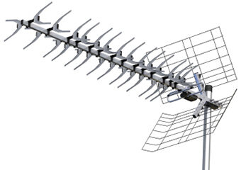 Антенна уличная ДМВ для DVB-T2 "Меридиан 60AF TURBO" (L025.60DT) питание от цифровой приставки 5В