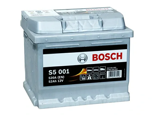 Аккумулятор Bosch S5 001 (552 401 052) 52Ah