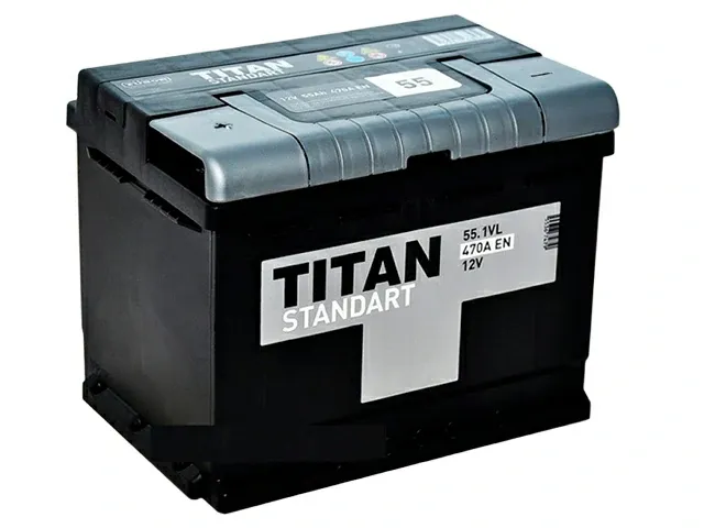 Аккумулятор Titan Standart 55Ah П.П