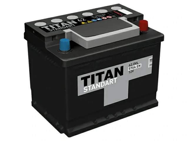 Аккумулятор Titan Standart 62Ah О.П