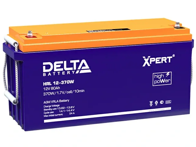 Аккумулятор Delta Xpert HRL 12-370 W