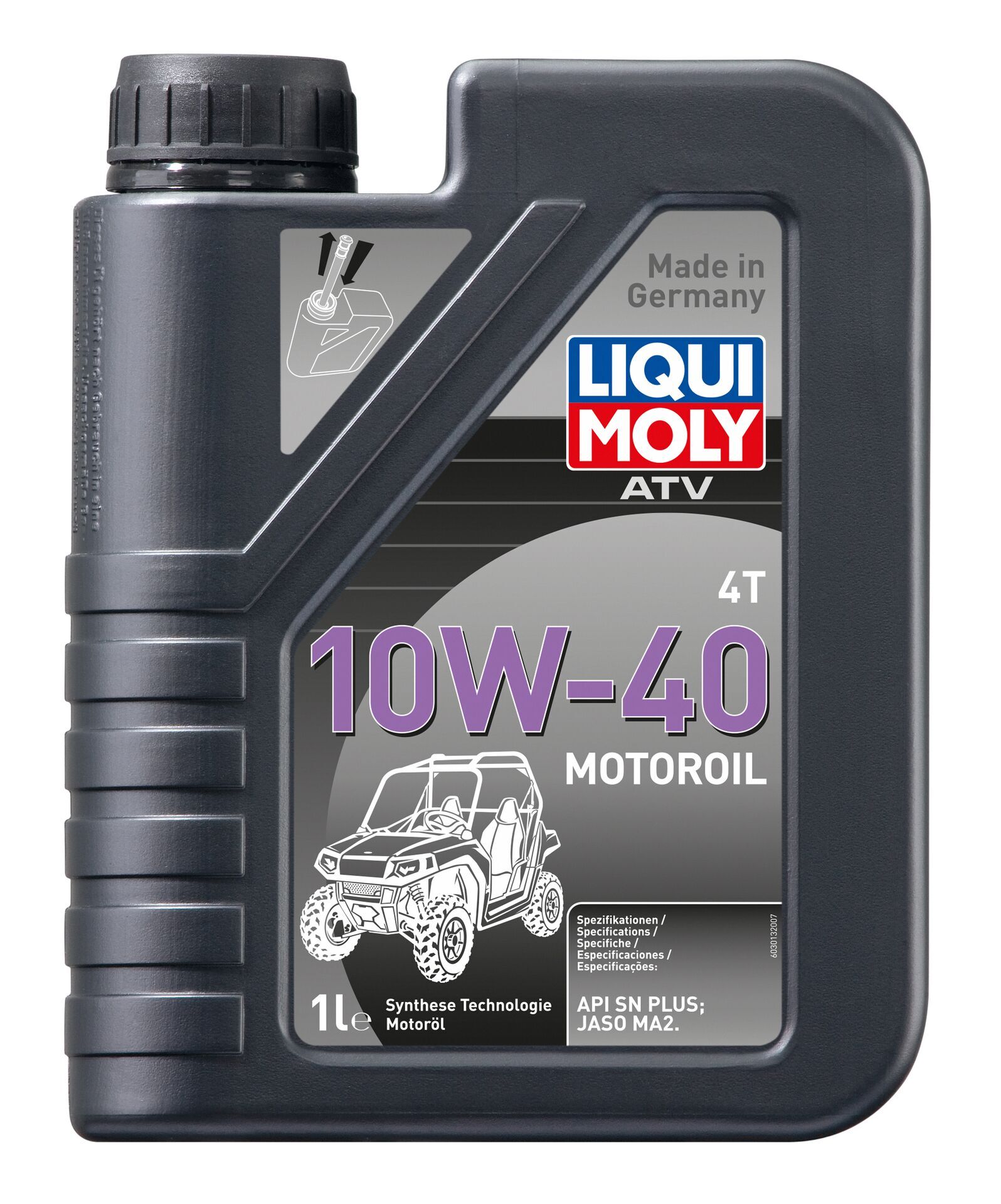 Масло моторное для 4-тактных мотоциклов Liqui Moly ATV 4T Motoroil 10W-40 (1 л)