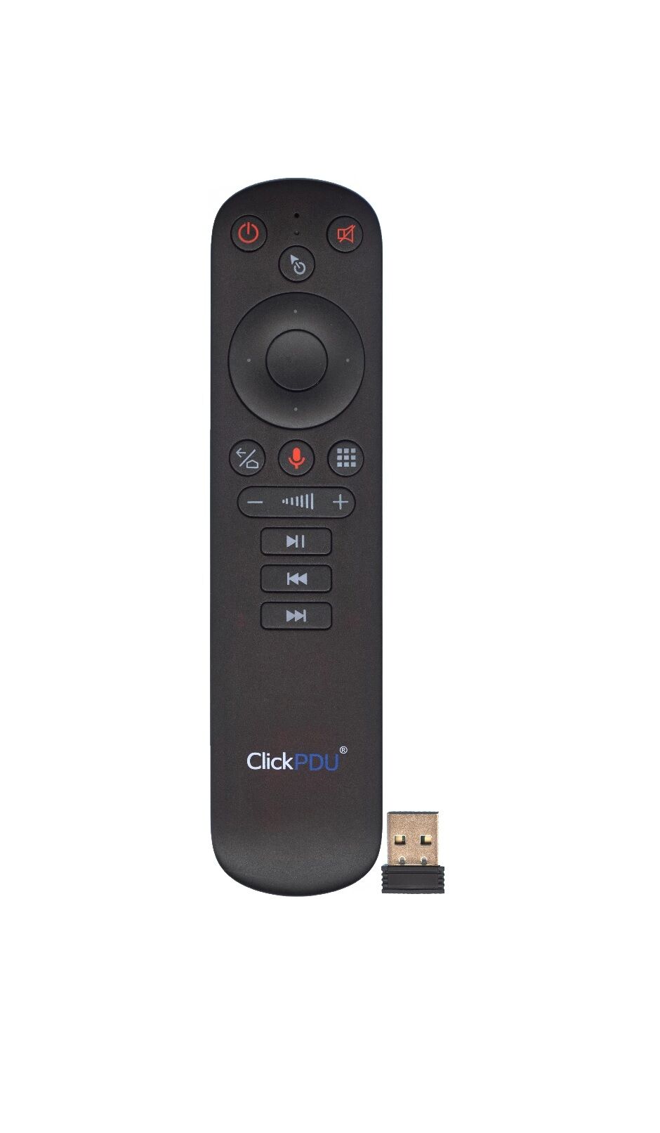 Пульт ДУ универсальный ClickPDU G50S Air Mouse с гироскопом и голосовым управлением для Android TV Box, PC