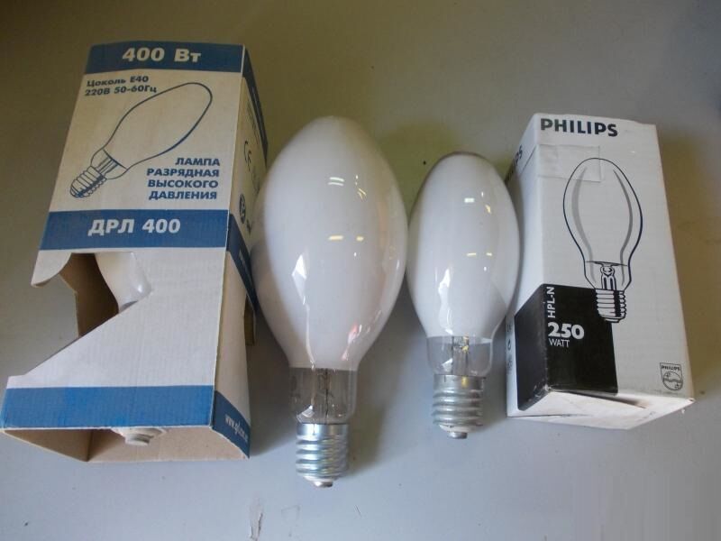 Лампа ртутная ДРЛ 400Вт 230В E40 BL (15)